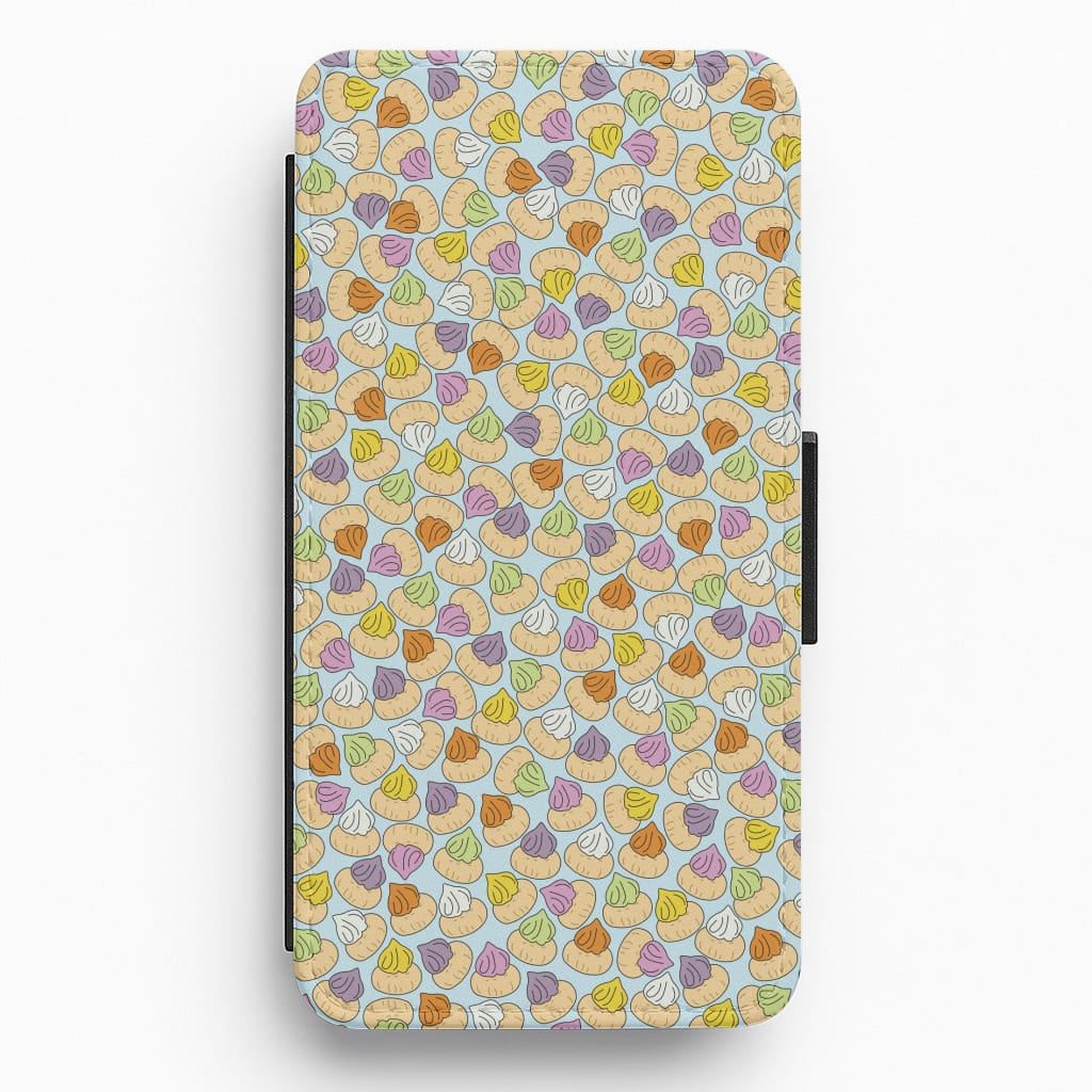 Iced Gems - Biscuits Patterns Flip / Wallet Phone Case