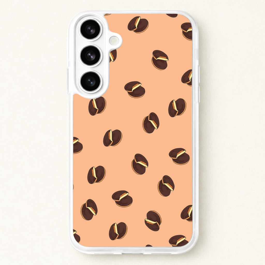 Jaffa Cakes - Biscuits Patterns Phone Case for Galaxy S26 Plus