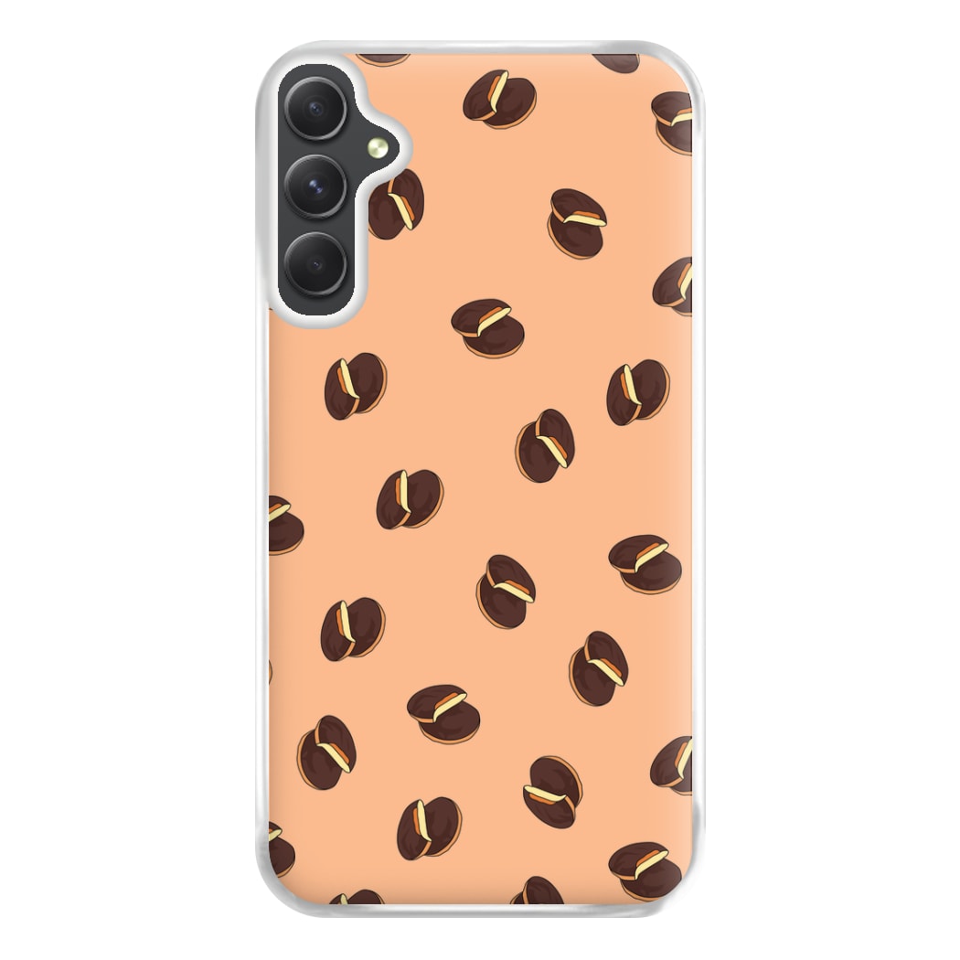 Jaffa Cakes - Biscuits Patterns Phone Case for Galaxy A14