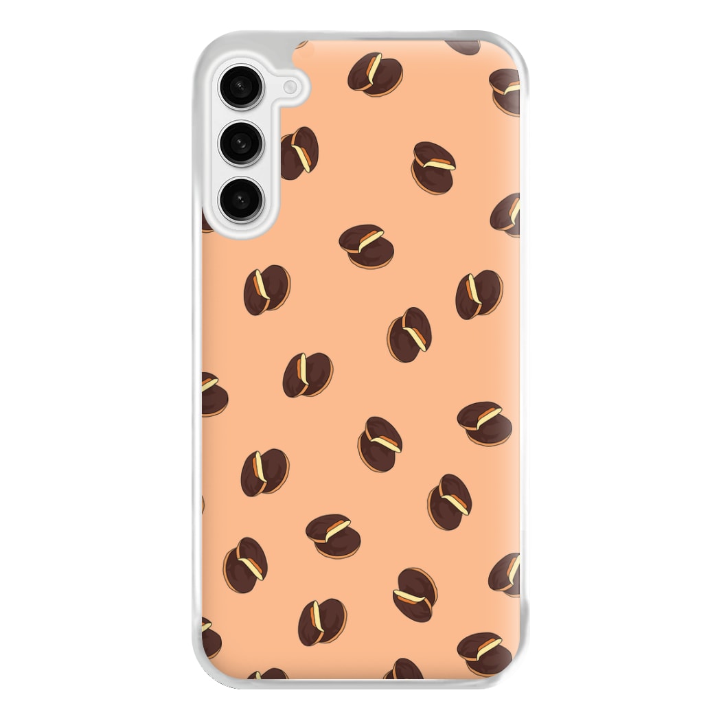 Jaffa Cakes - Biscuits Patterns Phone Case for Galaxy S23FE