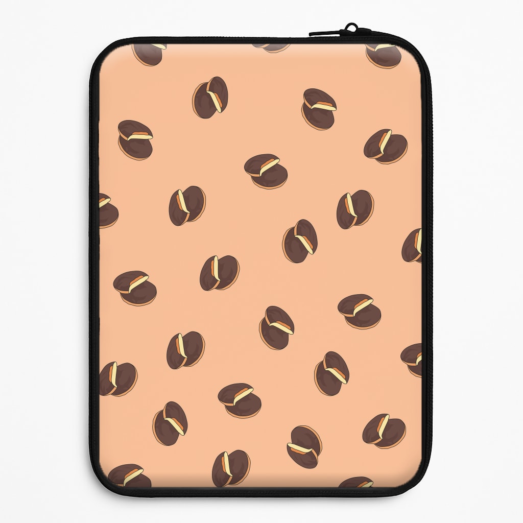Jaffa Cakes - Biscuits Patterns Laptop Sleeve