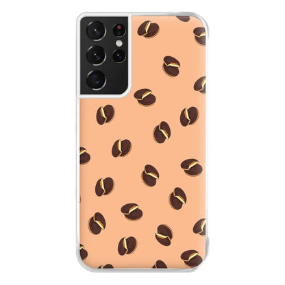 Jaffa Cakes - Biscuits Patterns Phone Case for Galaxy S21 Ultra