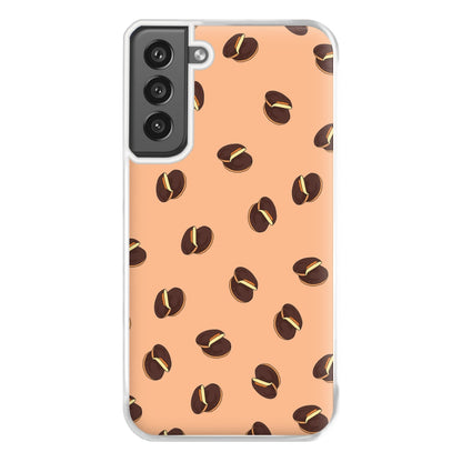 Jaffa Cakes - Biscuits Patterns Phone Case for Galaxy S21FE