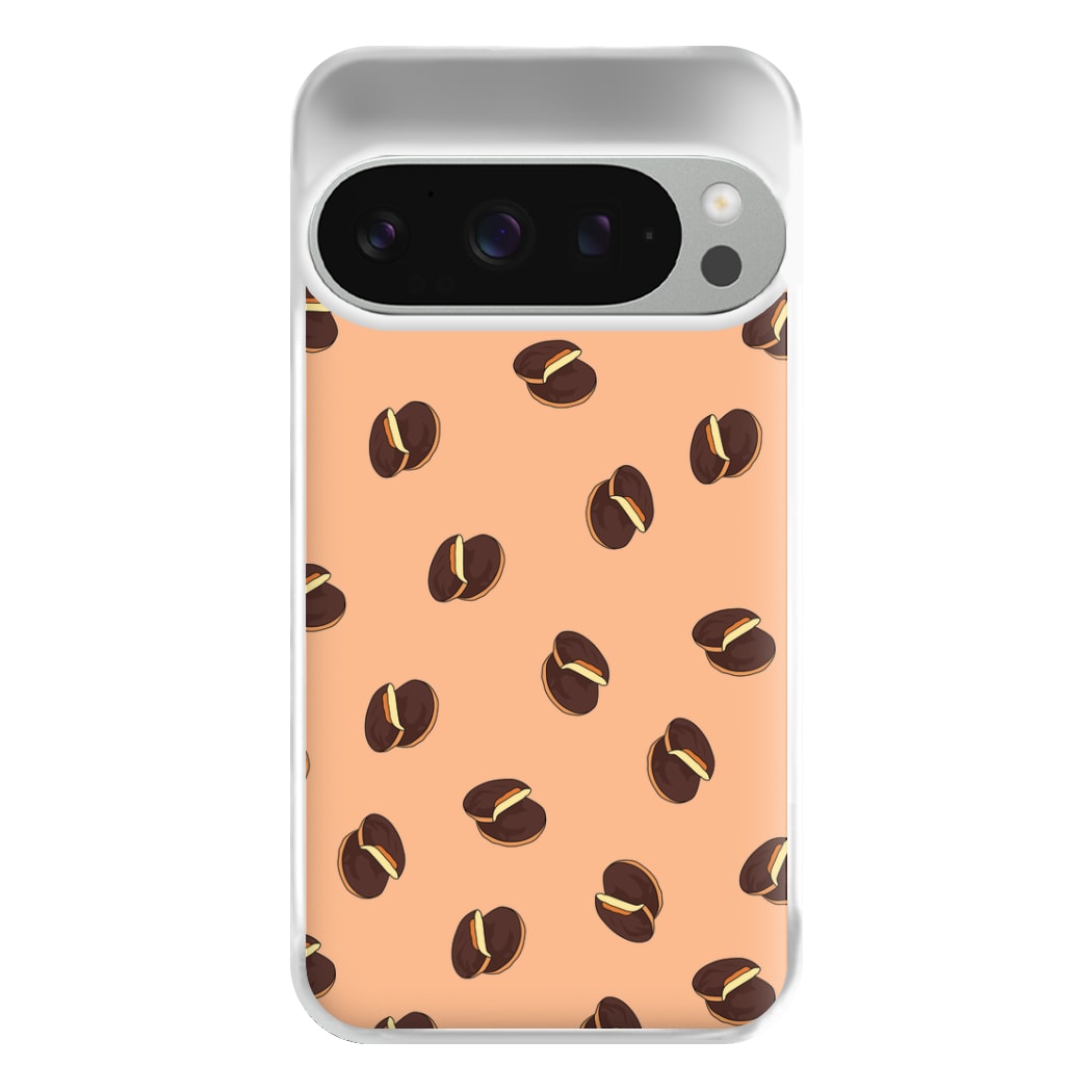 Jaffa Cakes - Biscuits Patterns Phone Case for Google Pixel 9 Pro XL