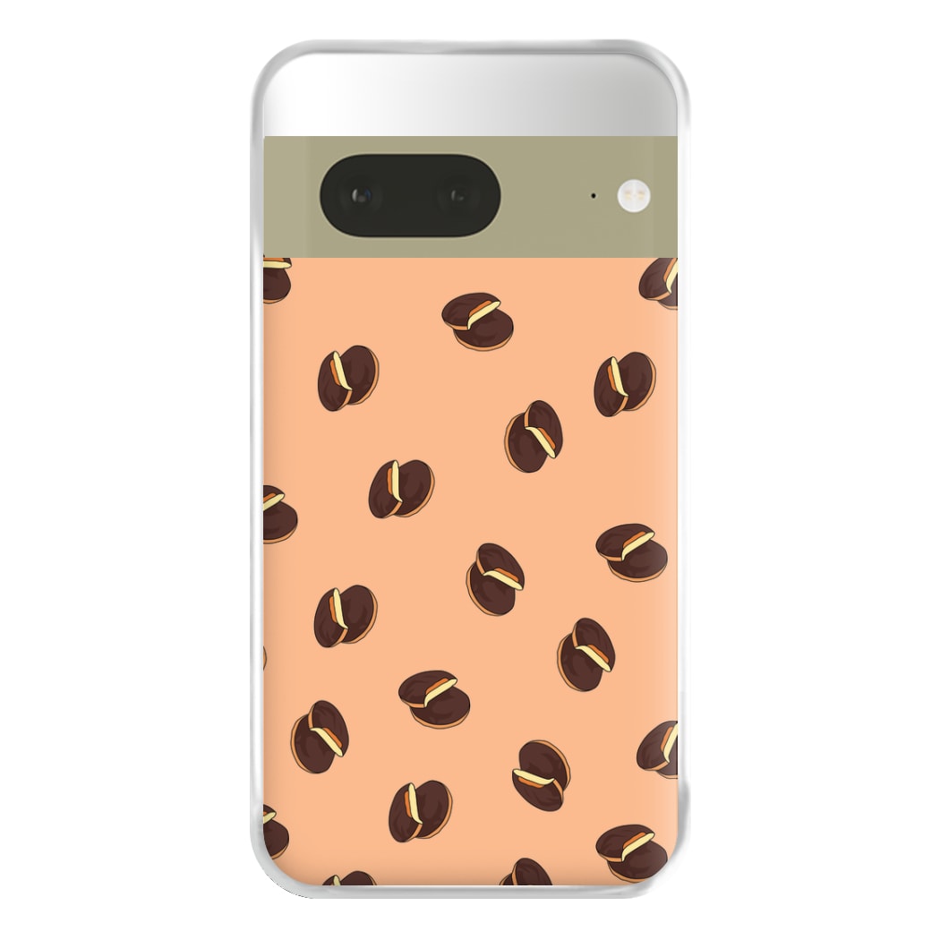 Jaffa Cakes - Biscuits Patterns Phone Case for Google Pixel 7a