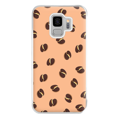 Jaffa Cakes - Biscuits Patterns Phone Case for Galaxy S9 Plus