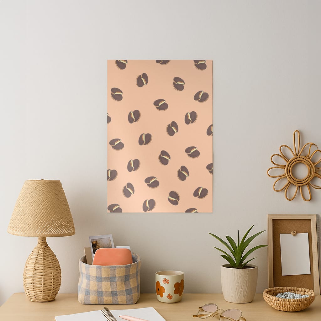 Jaffa Cakes - Biscuits Patterns Art Print