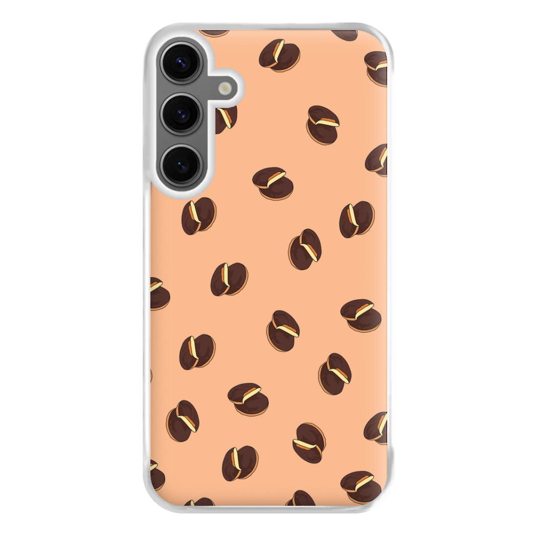 Jaffa Cakes - Biscuits Patterns Phone Case for Galaxy S24FE