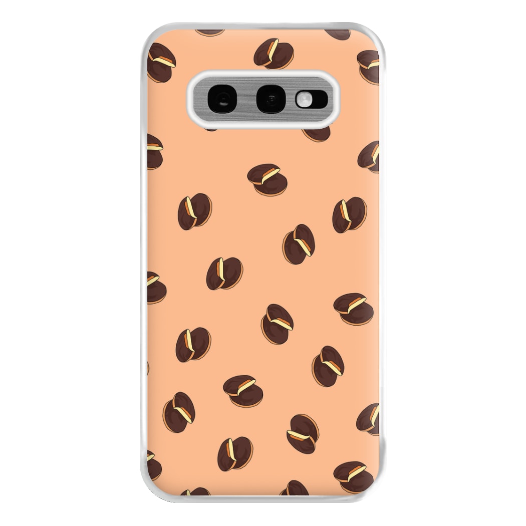 Jaffa Cakes - Biscuits Patterns Phone Case for Galaxy S10e