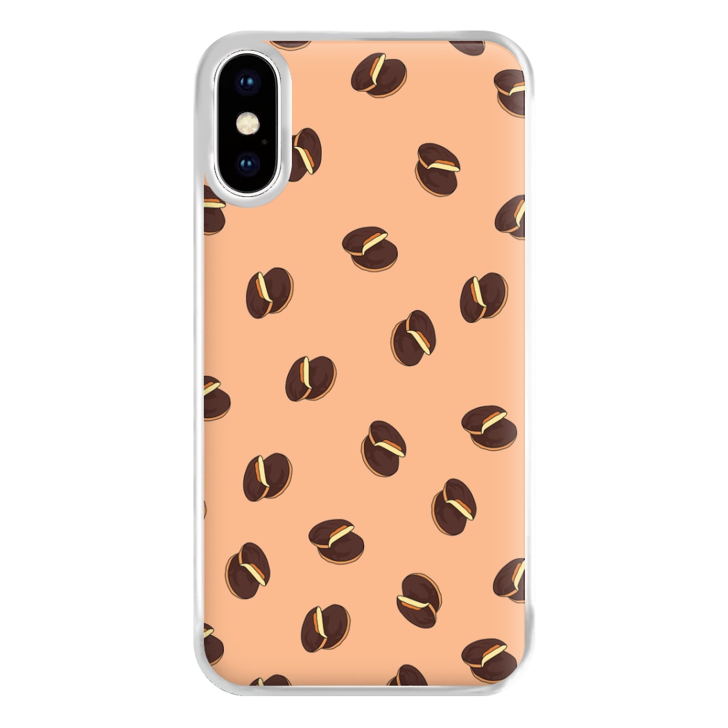 Jaffa Cakes - Biscuits Patterns Phone Case for iPhone XS Max