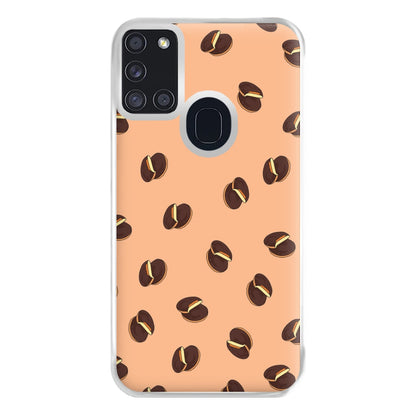 Jaffa Cakes - Biscuits Patterns Phone Case for Galaxy A21s