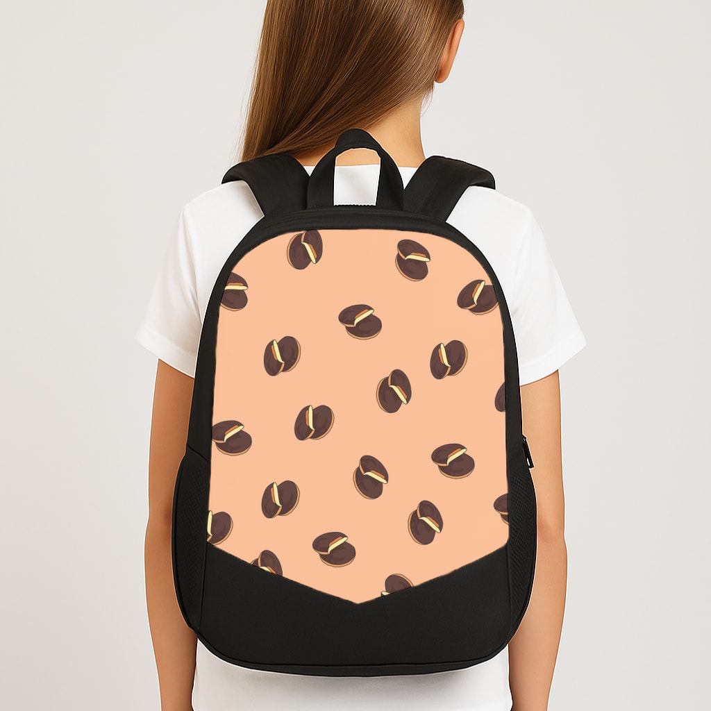Jaffa Cakes - Biscuits Patterns Large School Bag
