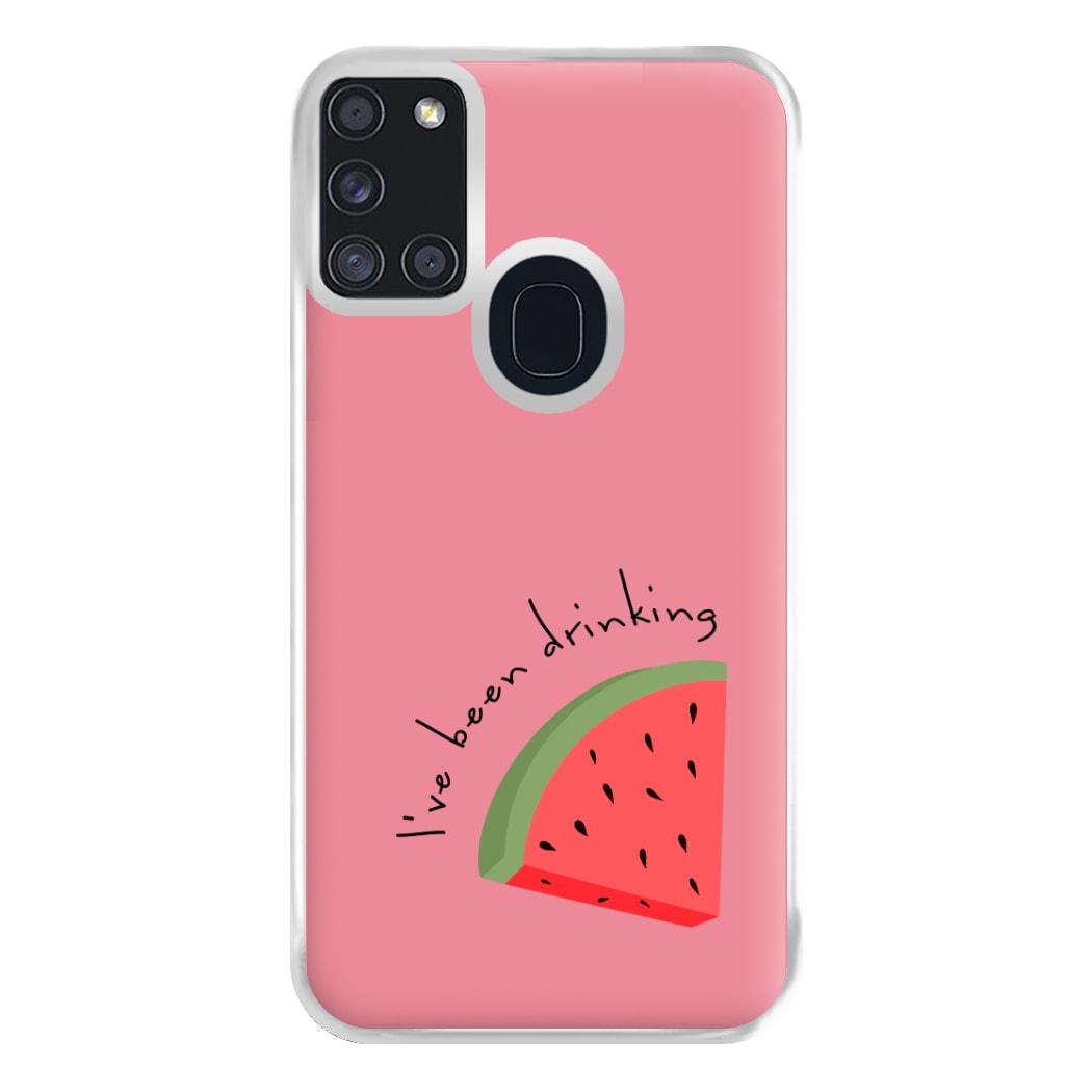 I've Been Drinkin Watermelon - Queen B Phone Case for Galaxy A21s