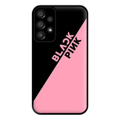 Diagonal Girl K-Pop Band Logo Phone Case for Galaxy A33