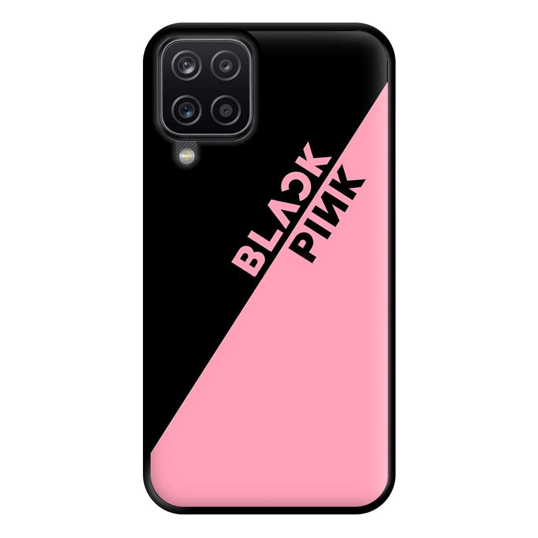 Diagonal Girl K-Pop Band Logo Phone Case for Galaxy A12