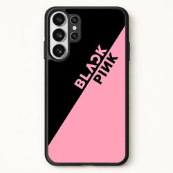 Diagonal Girl K-Pop Band Logo Phone Case for Galaxy S26 Ultra