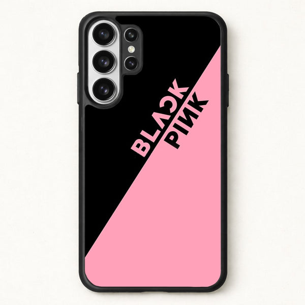 Diagonal Girl K-Pop Band Logo Phone Case for Galaxy S26 Ultra