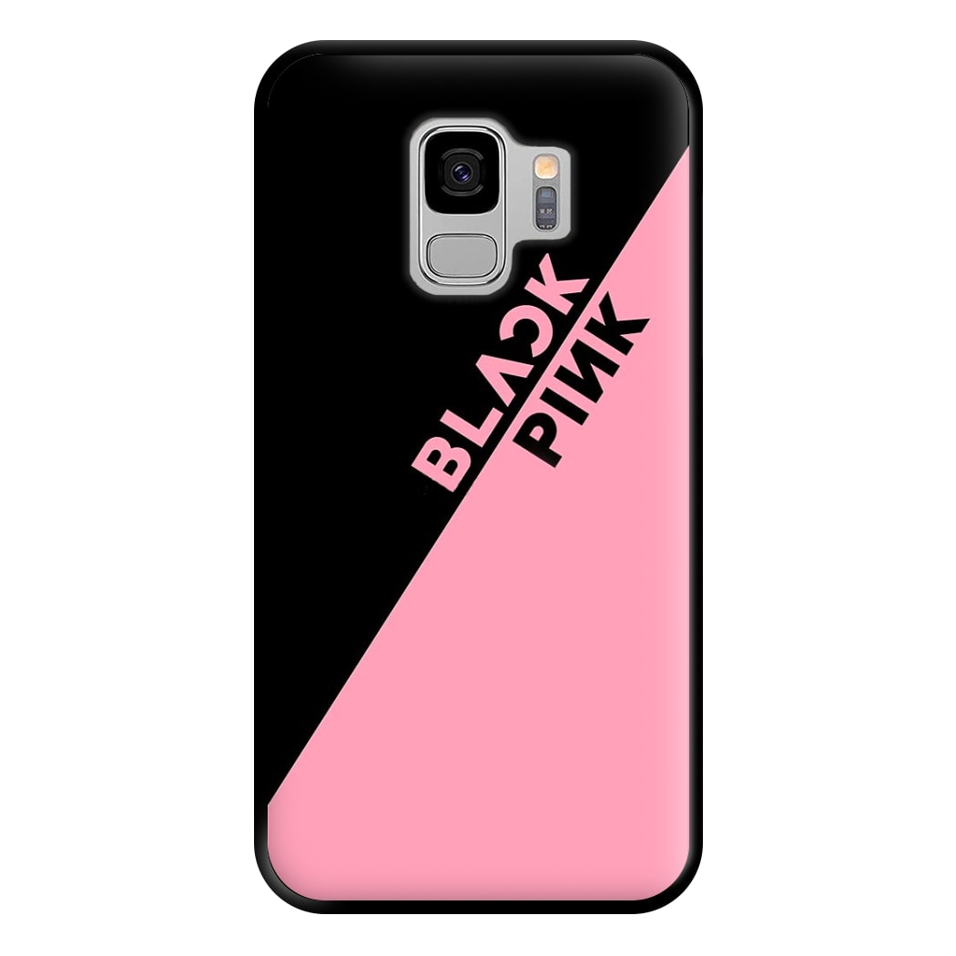 Diagonal Girl K-Pop Band Logo Phone Case for Galaxy S9 Plus