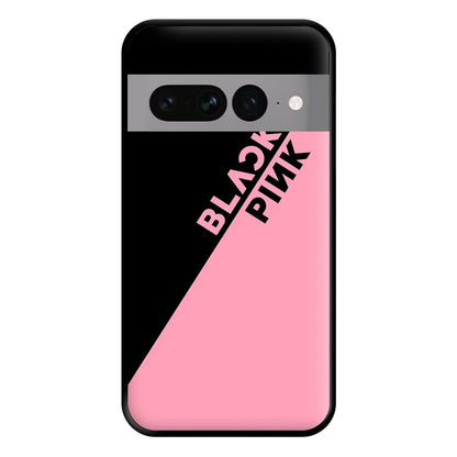 Diagonal Girl K-Pop Band Logo Phone Case for Google Pixel 7 Pro