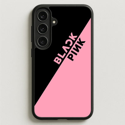 Diagonal Girl K-Pop Band Logo Phone Case for Galaxy S25FE