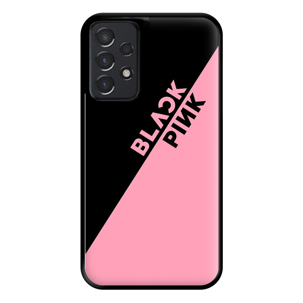 Diagonal Girl K-Pop Band Logo Phone Case for Galaxy A52 / A52s