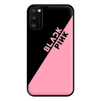 Diagonal Girl K-Pop Band Logo Phone Case for Galaxy A41