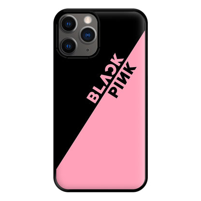 Diagonal Girl K-Pop Band Logo Phone Case for iPhone 12 Pro Max