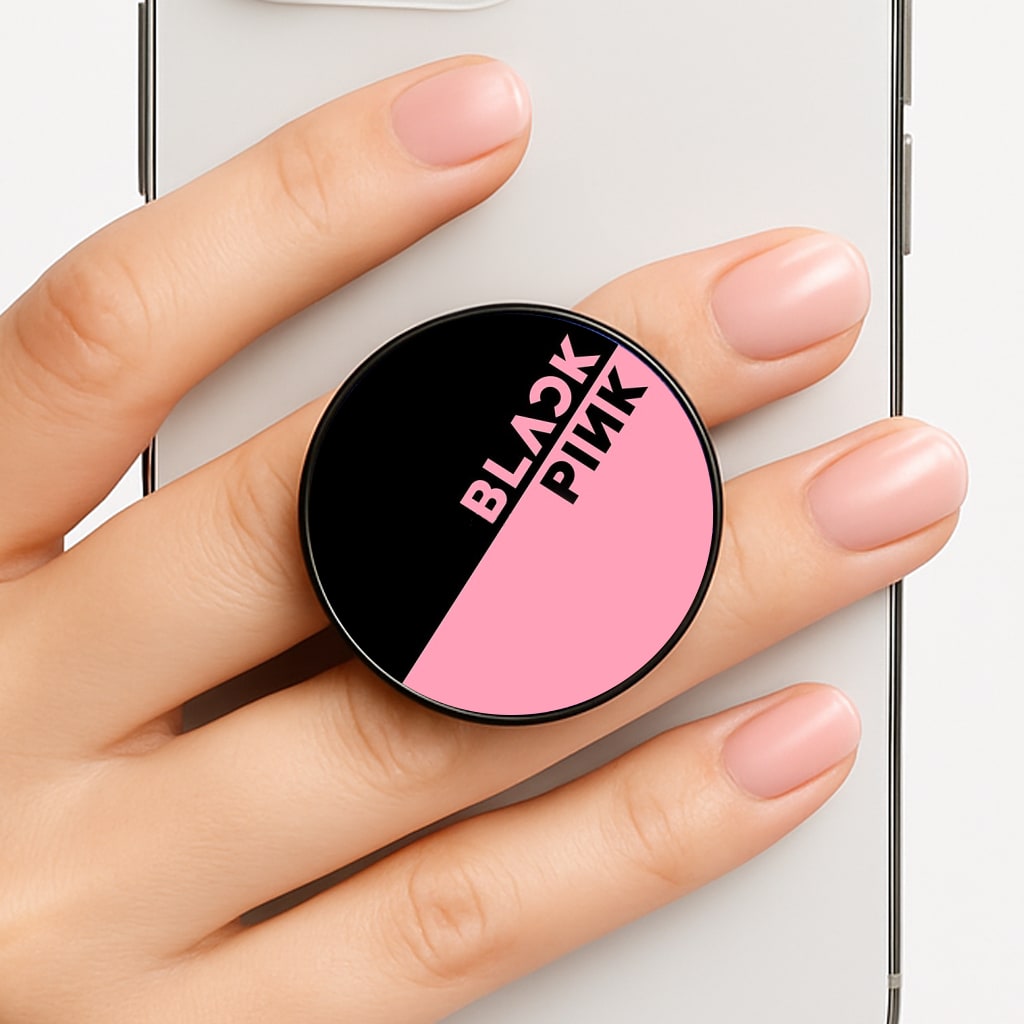 Diagonal Girl K-Pop Band Logo FunGrip