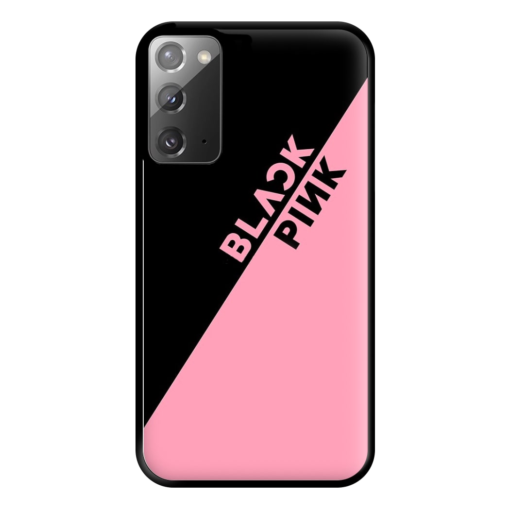 Diagonal Girl K-Pop Band Logo Phone Case for Galaxy Note 20 Ultra