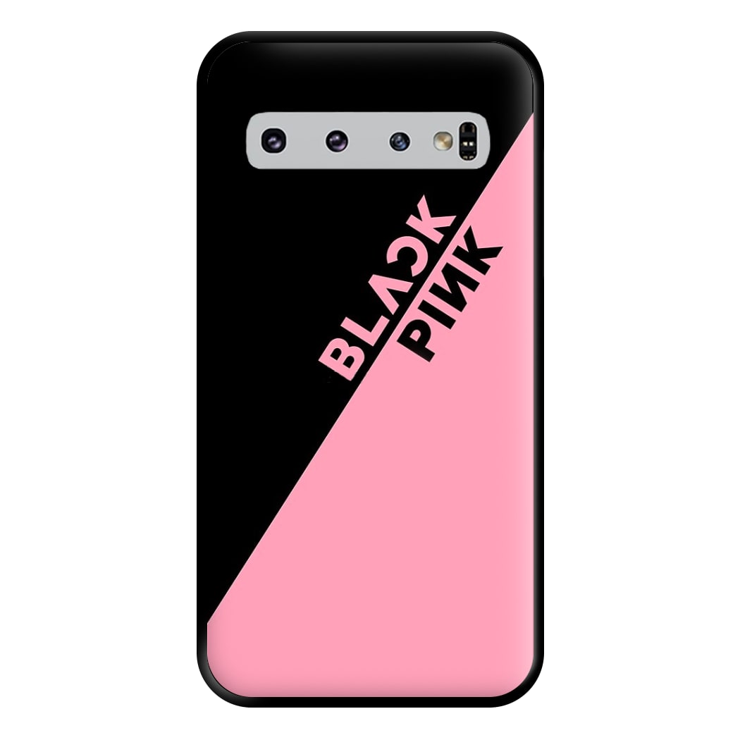 Diagonal Girl K-Pop Band Logo Phone Case for Galaxy S10 Plus