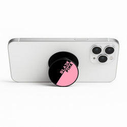 Diagonal Girl K-Pop Band Logo Phone Stand