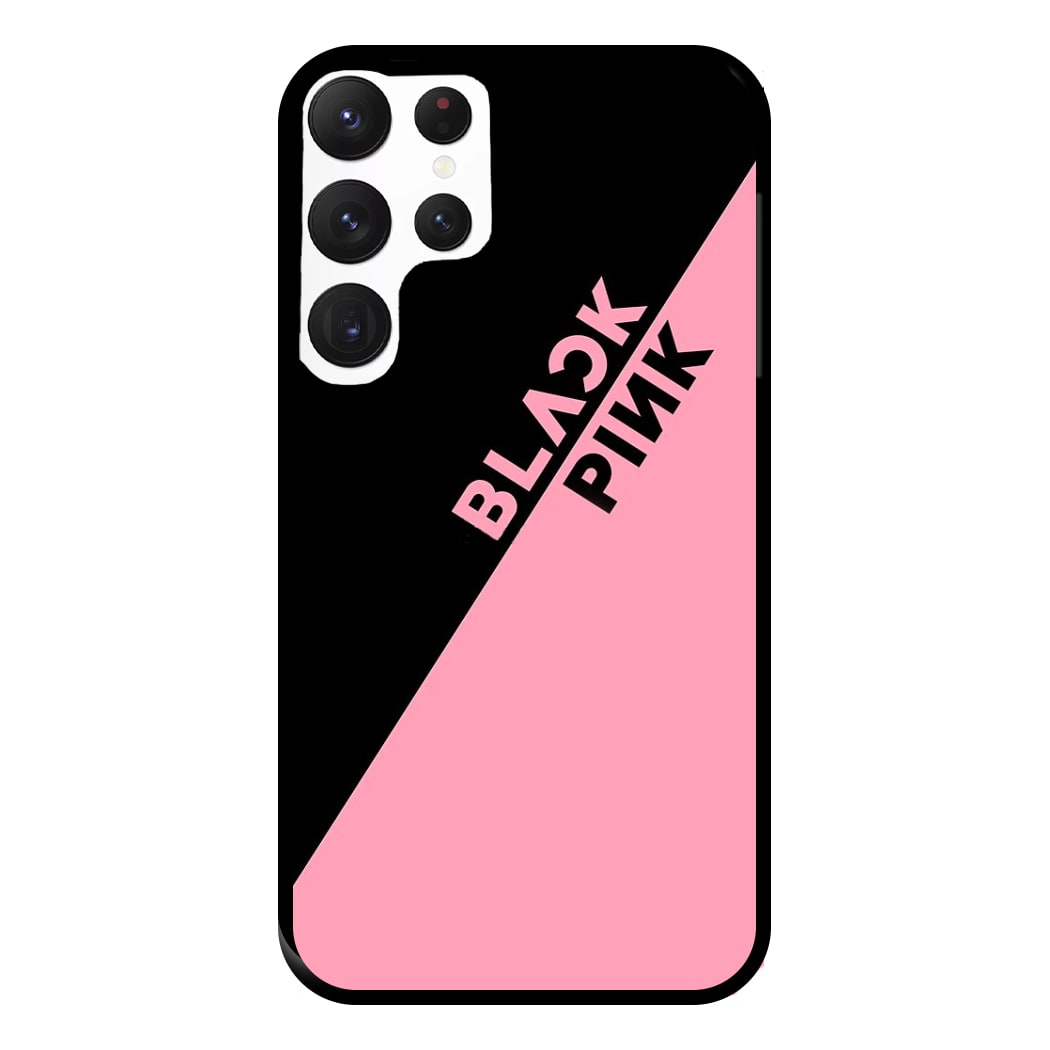 Diagonal Girl K-Pop Band Logo Phone Case for Galaxy S22 Ultra