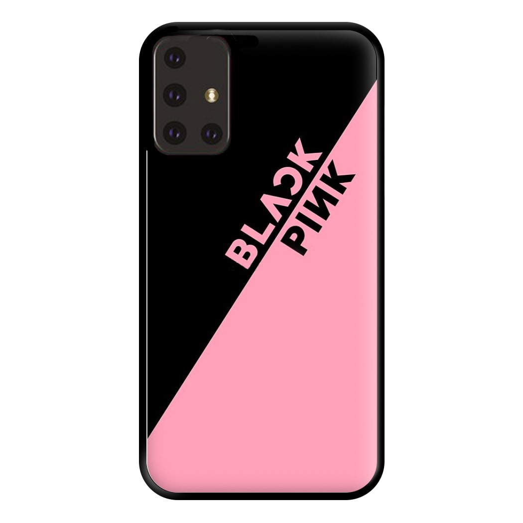 Diagonal Girl K-Pop Band Logo Phone Case for Galaxy A71