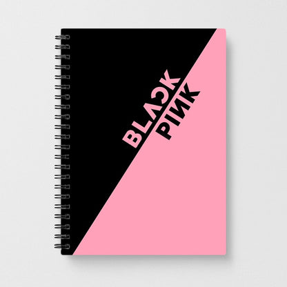 Diagonal Blackpink Logo Notebook