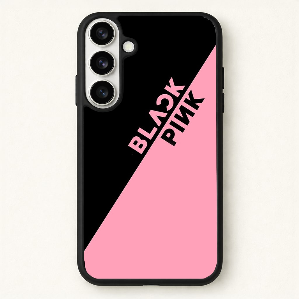 Diagonal Girl K-Pop Band Logo Phone Case for Galaxy S26 Plus