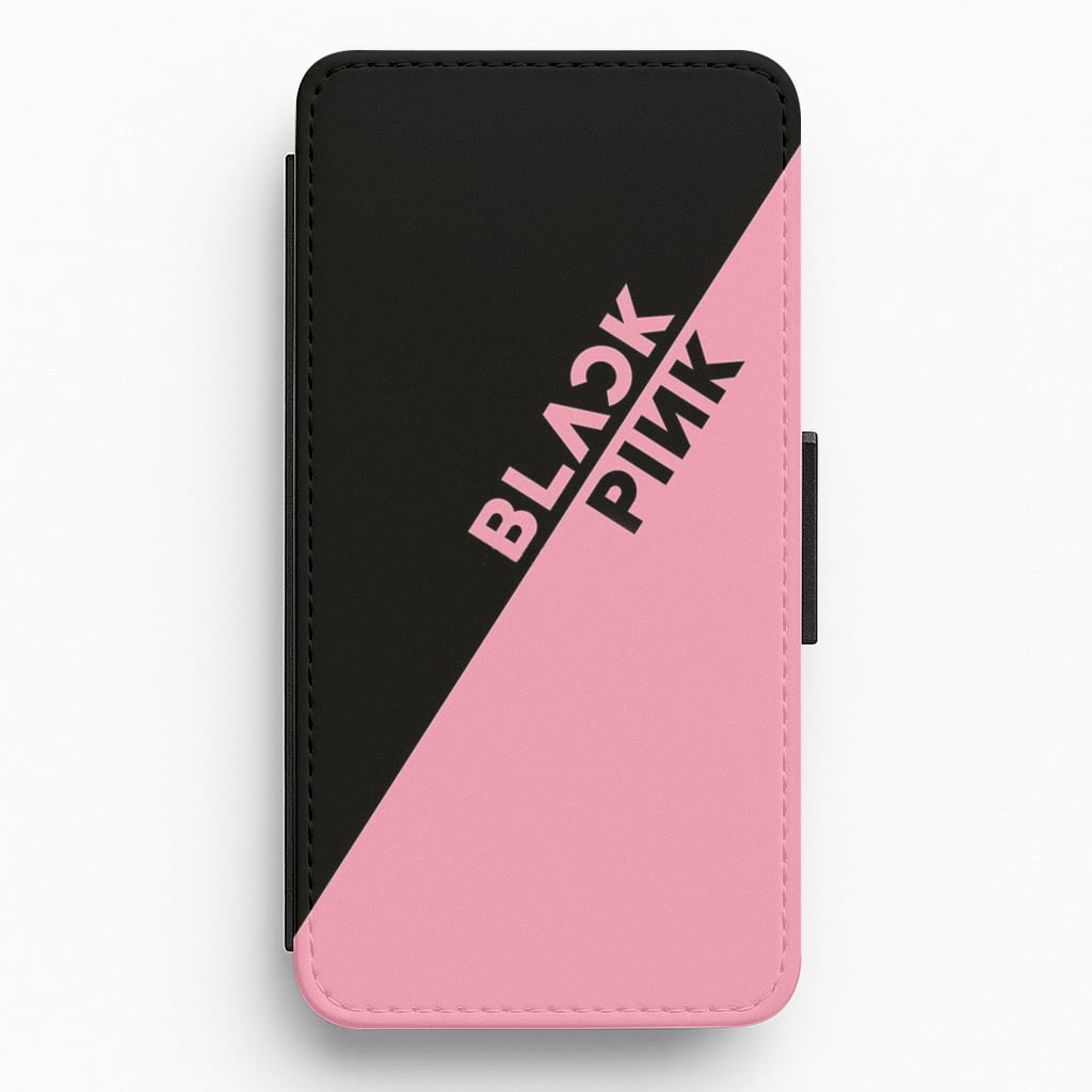 Diagonal Girl K-Pop Band Logo Flip / Wallet Phone Case