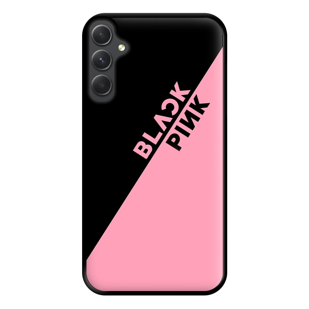 Diagonal Girl K-Pop Band Logo Phone Case for Galaxy A14