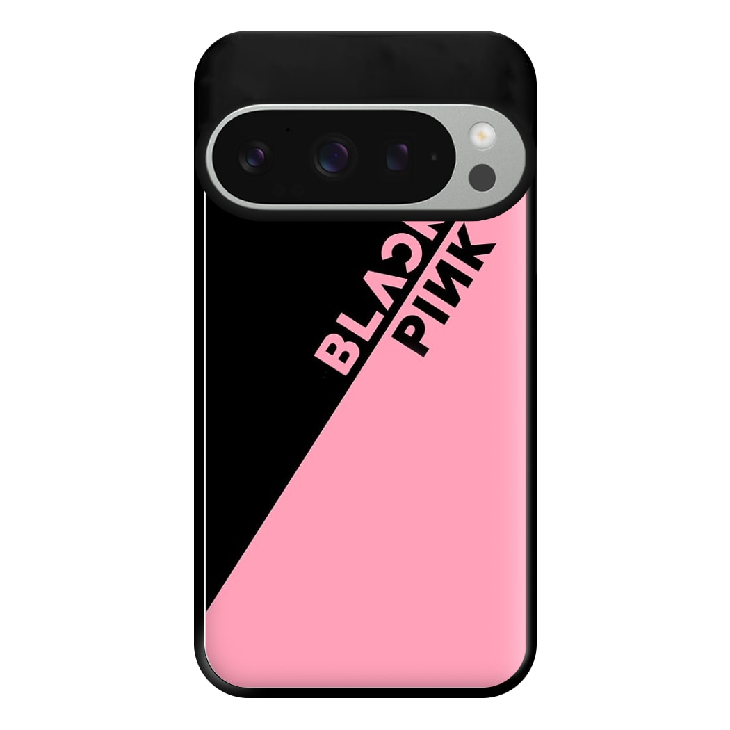 Diagonal Girl K-Pop Band Logo Phone Case for Google Pixel 9 Pro XL