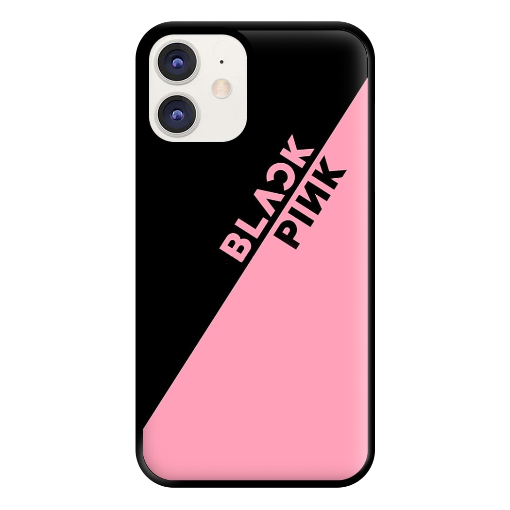 Diagonal Girl K-Pop Band Logo Phone Case for iPhone 12 / 12 Pro