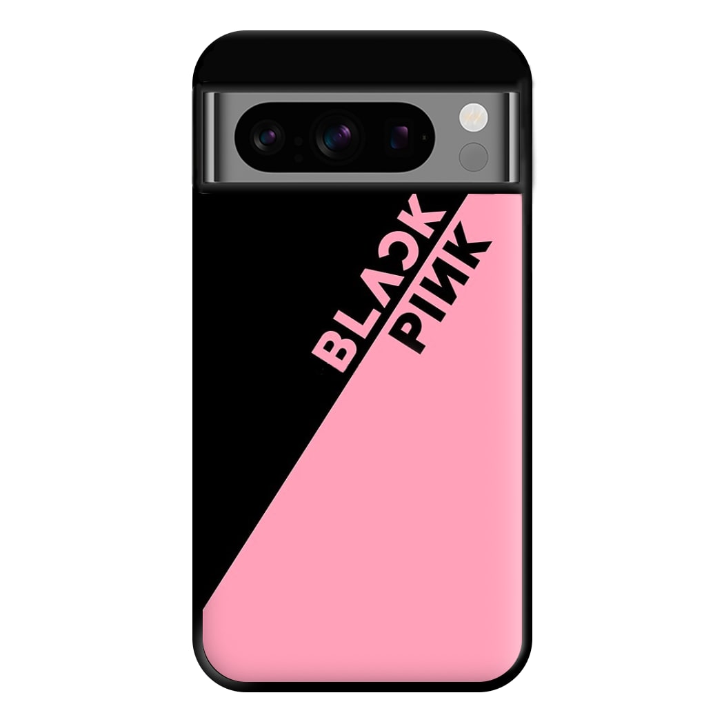 Diagonal Girl K-Pop Band Logo Phone Case for Google Pixel 8 Pro