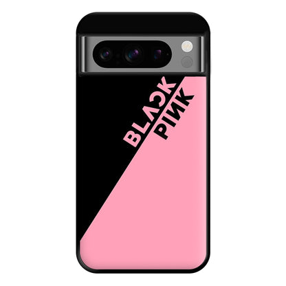 Diagonal Girl K-Pop Band Logo Phone Case for Google Pixel 8 Pro