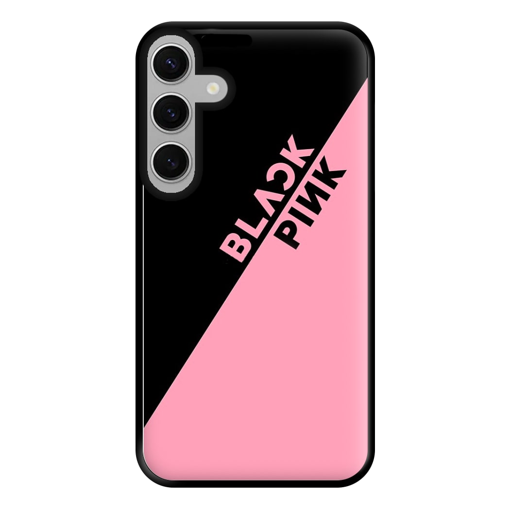 Diagonal Girl K-Pop Band Logo Phone Case for Galaxy S24FE