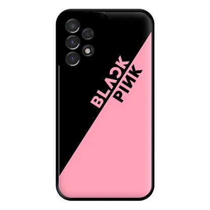 Diagonal Girl K-Pop Band Logo Phone Case for Galaxy A53