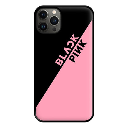 Diagonal Girl K-Pop Band Logo Phone Case for iPhone 13