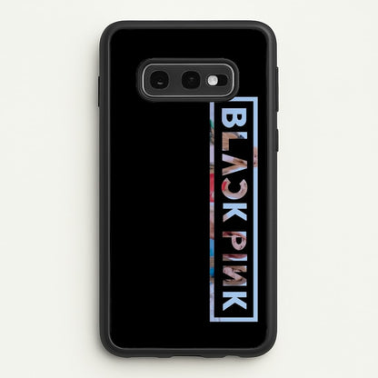 Vertical Girl K-Pop Band Logo  - Blackpink Phone Case for Galaxy S10e
