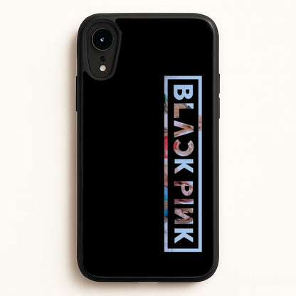 Vertical Girl K-Pop Band Logo  - Blackpink Phone Case for iPhone XR