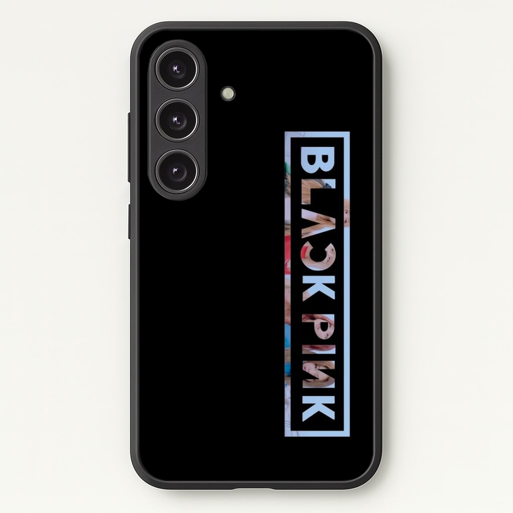 Vertical Girl K-Pop Band Logo  - Blackpink Phone Case for Galaxy S24