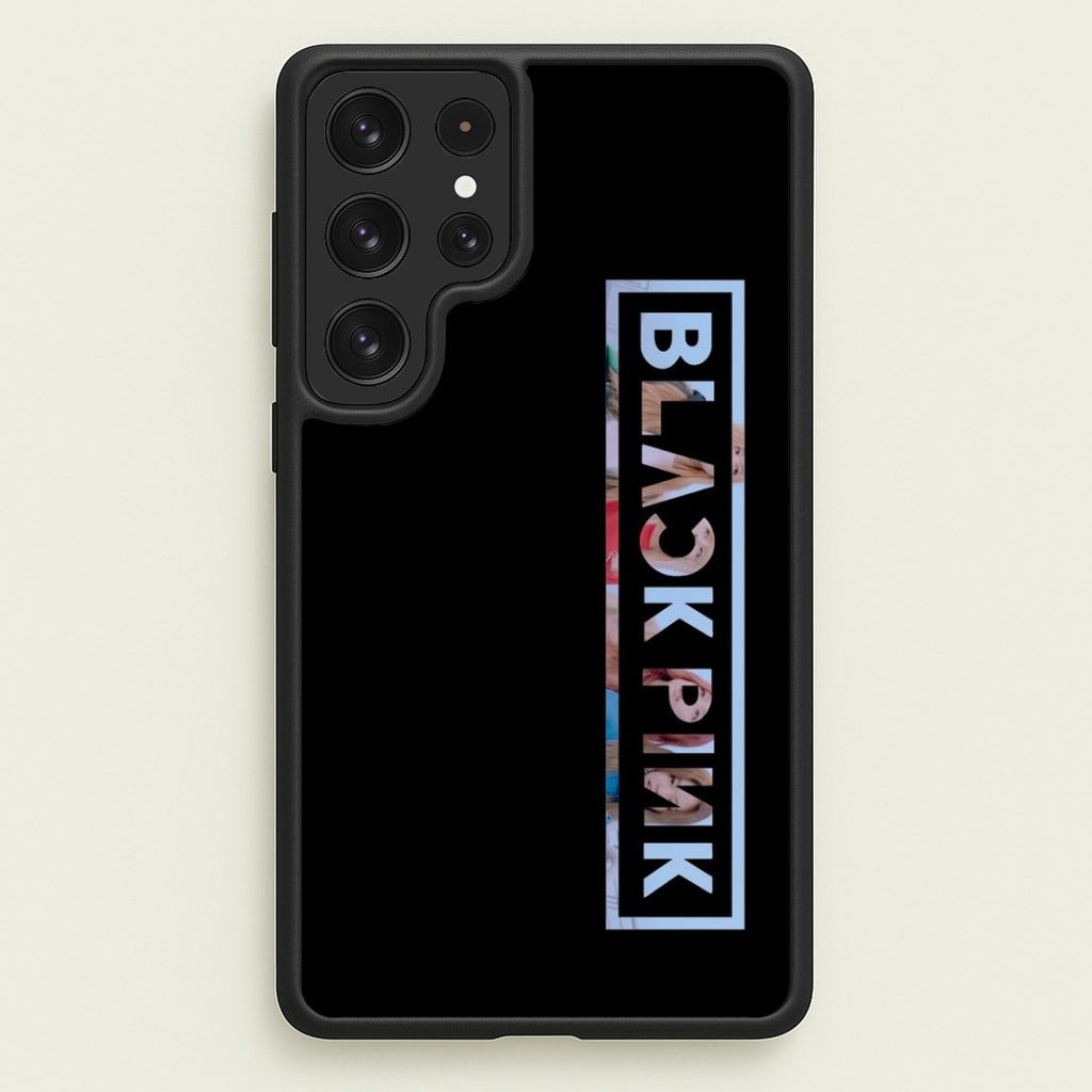 Vertical Girl K-Pop Band Logo  - Blackpink Phone Case for Galaxy S23 Ultra