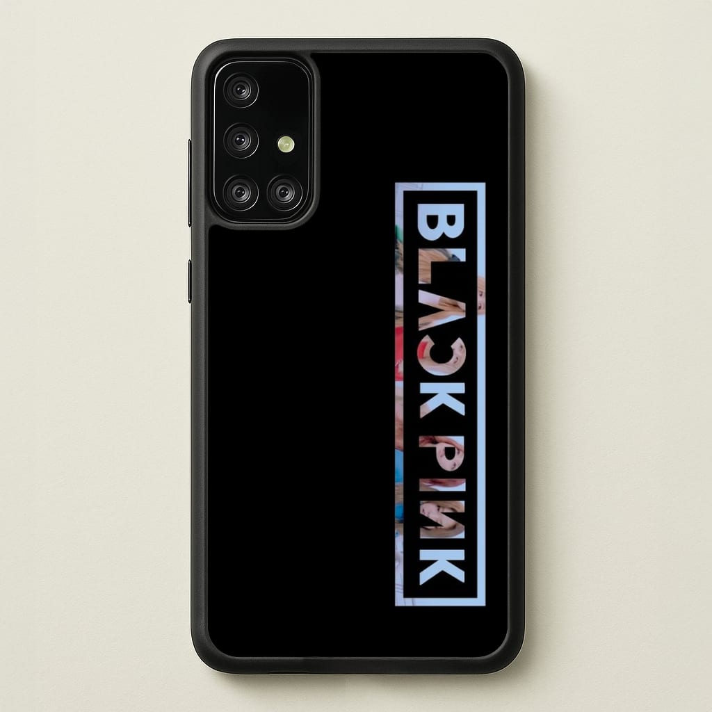 Vertical Girl K-Pop Band Logo  - Blackpink Phone Case for Galaxy A71
