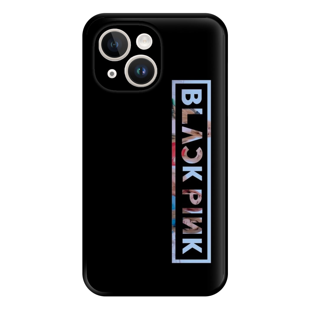 Vertical Girl K-Pop Band Logo Phone Case for iPhone 14 Plus